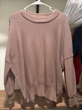 oversized crew neck sweater